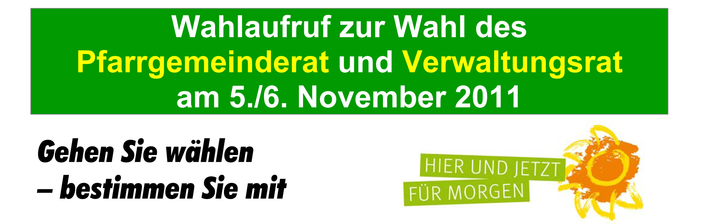 Wahlaufruf