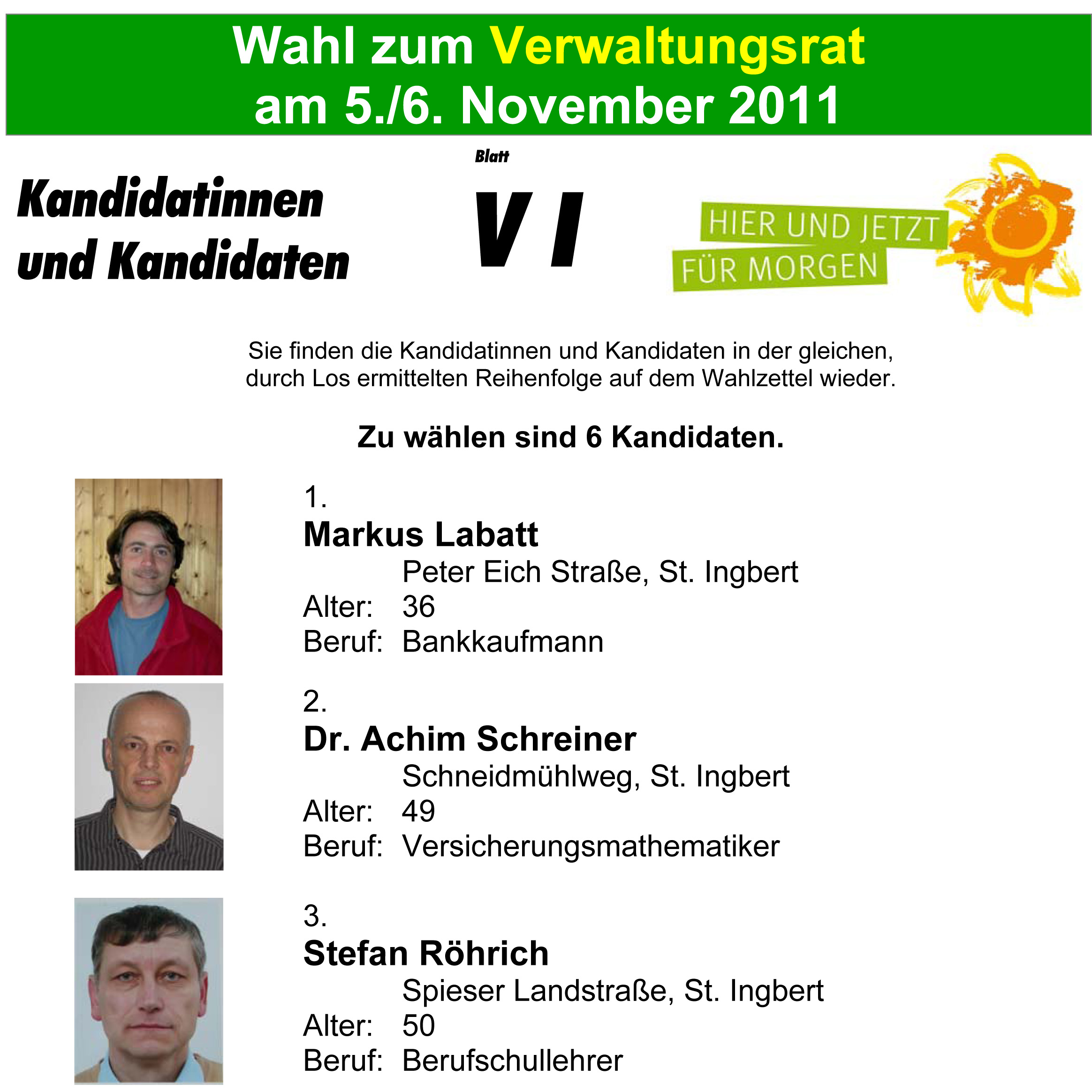 Verwaltunsrat Kandidaten 2